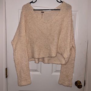 Free People Cropped Sweater